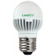   LANDLITE LED, E27, 4W, G45, 260lm, 3000K, kisgömb formájú fényforrás (LED-G45-4W)