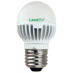   LANDLITE LED, E27, 4W, G45, 260lm, 3000K, kisgömb formájú fényforrás (LED-G45-4W)