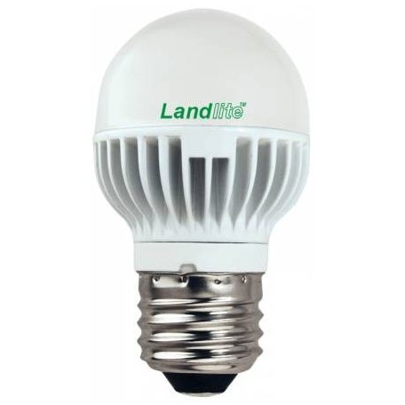 LANDLITE LED, E27, 4W, G45, 260lm, 3000K, kisgömb formájú fényforrás (LED-G45-4W)