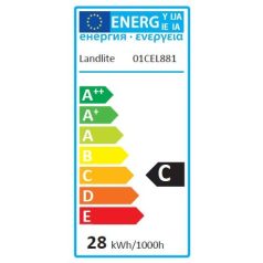    LANDLITE Halogén, E14, 28W, G45, 338lm, 2800K, kisgömb formájú fényforrás (HSL-G45-28W)