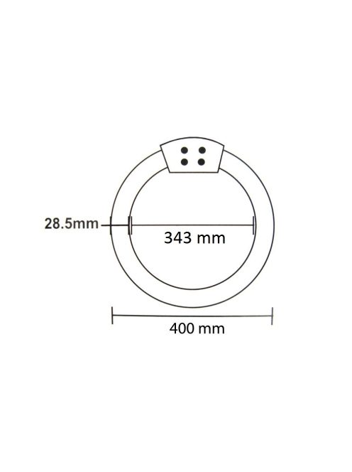  LANDLITE Energiatakarékos, G10q, 40W, 3000lm, 2700K körfénycső (CCL-40W)