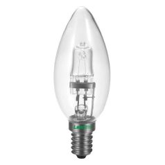    LANDLITE Halogén, E14, 18W, 185lm, 2800K, gyertya formájú fényforrás (HSL-C35-18W)