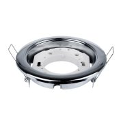    LANDLITE Egyes keret, GX53, fix, egyenes, króm, max. 15W, spot keret (DL-09-GX53)
