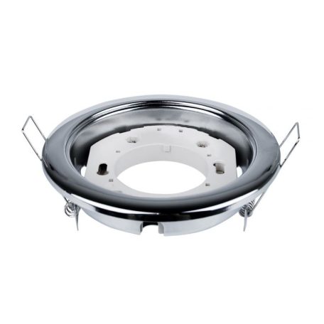  LANDLITE Egyes keret, GX53, fix, egyenes, matt króm, max. 15W, spot keret (DL-09-GX53)