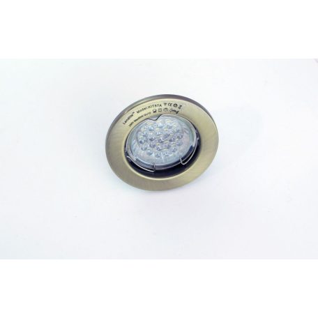  LANDLITE LED, GU10, 3x1,5W, Ø79mm, fix, antik bronz, spot lámpa szett (KIT-57A-3)