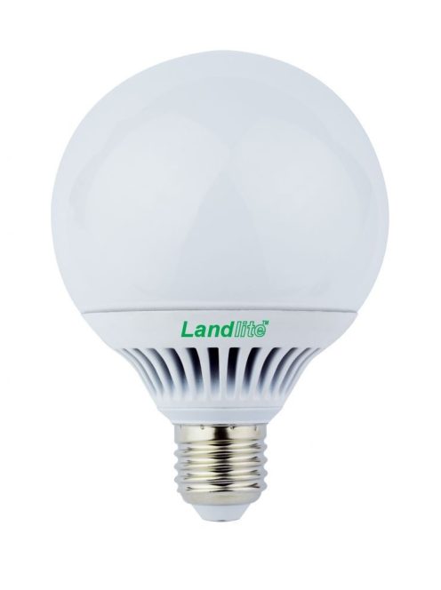 LANDLITE LED, E27, 9W, G95, 600lm, 3000K, SZABÁLYOZHATÓ, nagygömb formájú fényforrás (LED-G95-9W)