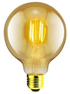    LANDLITE LED filament, E27, 4W, G95, 300lm, 1700K, dekor fényforrás (RUB-G95-4W/FLT)
