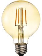  LANDLITE LED filament, E27, 4W, G95, 300lm, 1700K, (RUB-G95-4W/FLT), vintage, edison, dekoratív LED izzó, LED fényforrás, LED lámpa
