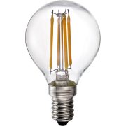    LANDLITE LED filament, E14, 4W, G45, 400lm, 2700K, kiskömb formájú fényforrás (LED-G45-4W/FLT)