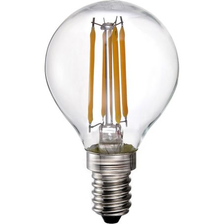  LANDLITE LED filament, E14, 4W, G45, 400lm, 2700K, kiskömb formájú fényforrás (LED-G45-4W/FLT)