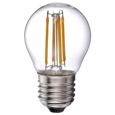   LANDLITE LED filament, E27, 4W, G45, 400lm, 2700K, kisgömb formájú fényforrás (LED-G45-4W/FLT)