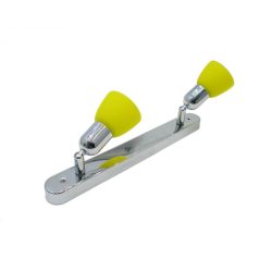   LANDLITE CLE-120A mennyezeti spotlámpa,2x60W, sárga búrával, króm kivitel