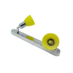   LANDLITE CLE-120A mennyezeti spotlámpa,2x60W, sárga búrával, króm kivitel