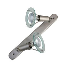 LANDLITE CLB-200 spotlámpa R50 2xE14 40W 230V matt króm