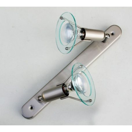 LANDLITE CLB-200 spotlámpa R50 2xE14 40W 230V matt króm