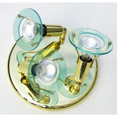 LANDLITE CLR-300 spotlámpa R50 3xE14 40W 230V arany