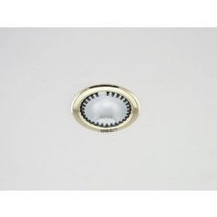    LANDLITE Egyes keret, G4, fix, egyenes, arany, max. 20W, spot keret (DL-08)