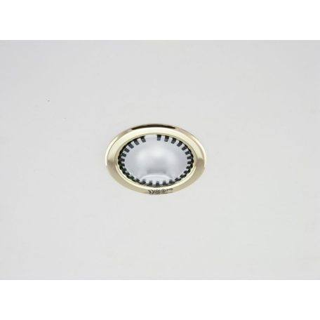 LANDLITE DL-08, 1xJC max 20W 12V G4 halogen Leuchte, fixiert, einzeln einbaubare Lampe, gold