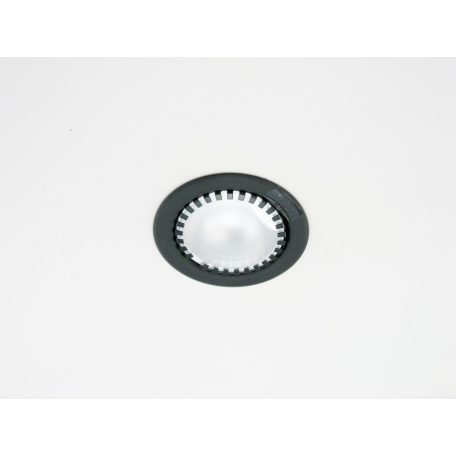  LANDLITE Egyes keret, G4, fix, egyenes, fekete, max. 20W, spot keret (DL-08)