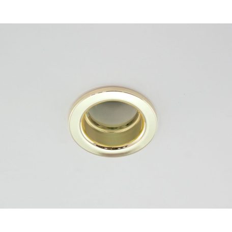  LANDLITE Egyes keret, E27-R63, fix, egyenes, arany, max. 60W, spot keret (DL-620)