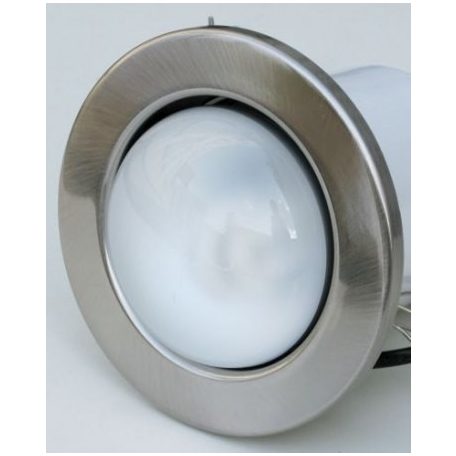  LANDLITE Egyes keret, E27-R63, fix, egyenes, matt króm, max. 60W, spot keret (DL-620)
