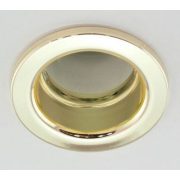    LANDLITE Egyes keret, E27-R80, fix, egyenes, arany, max. 100W, spot keret (DL-630)