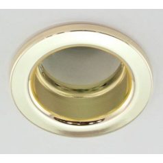    LANDLITE Egyes keret, E27-R80, fix, egyenes, arany, max. 100W, spot keret (DL-630)