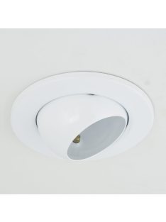    LANDLITE Egyes keret, E14-R50, billenő, egyenes, fehér, max. 40W, spot keret (DL-710)