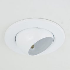    LANDLITE Egyes keret, E14-R50, billenő, egyenes, fehér, max. 40W, spot keret (DL-710)