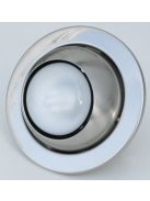  LANDLITE Egyes keret, E14-R50, billenő, egyenes, matt króm, max. 40W, spot keret (DL-710)