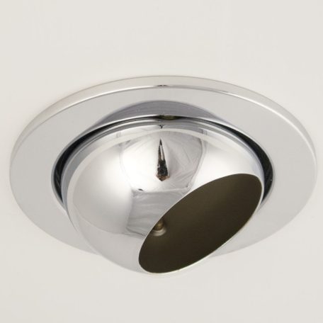  LANDLITE Egyes keret, E27-R63, billenő, egyenes, króm, max. 60W, spot keret (DL-720)