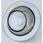  LANDLITE Egyes keret, E27-R63, billenő, egyenes, króm, max. 60W, spot keret (DL-720)