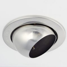    LANDLITE Egyes keret, E27-R80, billenő, egyenes, króm, max. 100W, spot keret (DL-730)