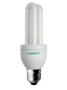   LANDLITE Energiesparlampe, E27, 7W, 350lm, 2700K, U-Typ Lampe (ELM-7W)