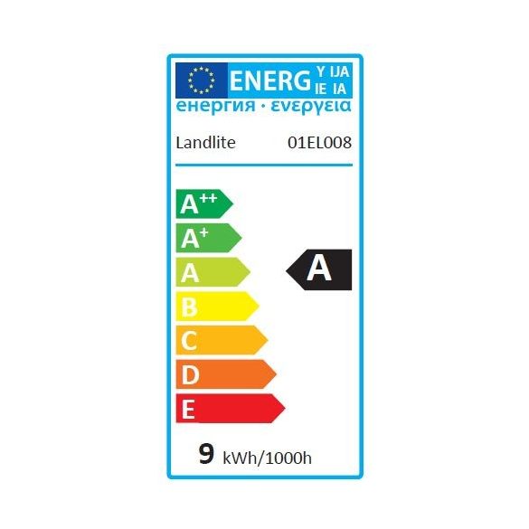  LANDLITE Energiatakarékos, E14, 9W, R50, 450lm, 2700K, gomba formájú fényforrás (EIR/M-9W R50)