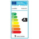 LANDLITE Energiatakarékos, E14, 9W, 450lm, 2700K, láng formájú fényforrás (EIC/D-9W)