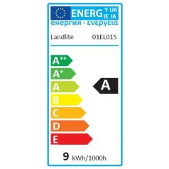   LANDLITE Energiatakarékos, E14, 9W, 450lm, 2700K, láng formájú fényforrás (EIC/D-9W)