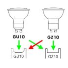  LANDLITE Halogén, GZ10, 35W, 700lm, 2700K, spot fényforrás (MRG-C-35W)