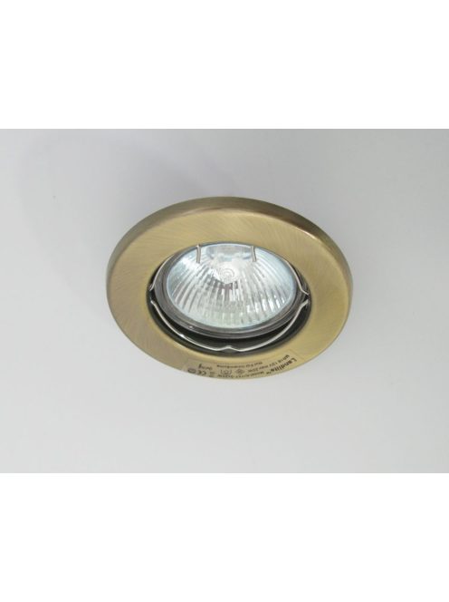  LANDLITE Halogén, GU5.3 (MR16), 3x20W, Ø80mm, fix, antik bronz, spot lámpa szett (KIT-57A-3)