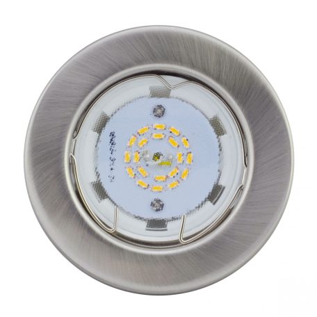  LANDLITE LED, GU10, 3x3W, Ø80mm, fix, matt króm, spot lámpa szett (KIT-57A-3)