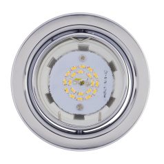    LANDLITE LED, GU10, 3x3W, Ø80mm, billenő, matt króm, spot lámpa szett (KIT-60A-3)