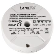   LANDLITE SET105R-1 Elektronikus transzformátor kisfeszültségű halogén lámpákhoz