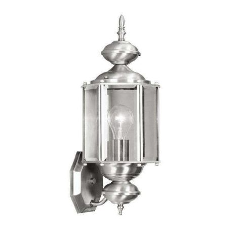 LANDLITE MB302-1  Kültéri fali lámpás, lámpa nikkel színben