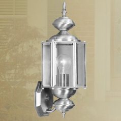   LANDLITE MB302-1  Kültéri fali lámpás, lámpa nikkel színben
