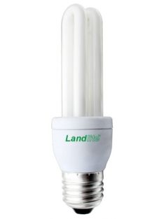   LANDLITE Energiesparlampe, E27, 9W, 450lm, 2700K, U-Typ Lampe (ELM-9W)