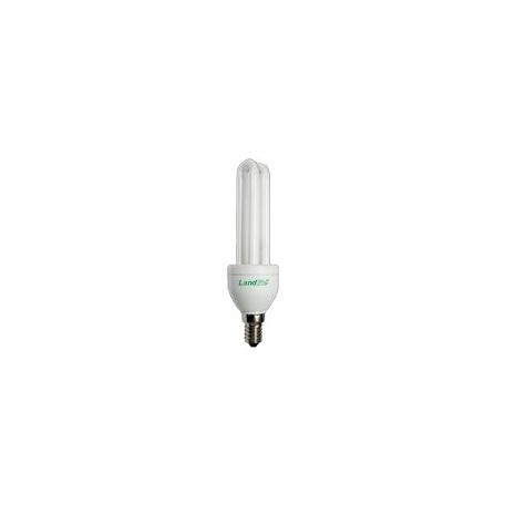 LANDLITE Energiatakarékos, E14, 11W, 550lm, 2700K, U csöves formájú fényforrás (ELM-11W)