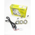  LANDLITE Halogén, G4, 3x20W, Ø70mm, fix, arany, spot lámpa szett (KIT-501-3 (KIT-06-3))