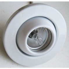   LANDLITE KIT-706-3, 3db JC-20W G4 12V halogén izzó, forgatható kivitel, "Mini Béka Szem", beépíthető lámpa szett (3 db-os halogén szett), fehér
