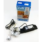 LANDLITE KIT-511-3, 3db JC-20W G4 12V halogén izzó, fix kivitel, "Csillagok", beépíthető lámpa szett (3 db-os halogén szett), fehér