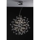 LANDLITE MONACO, MD2184/24, 24XG4 12V 10W halogén, króm, kristály lámpa